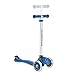 Globber 3 Wheel 5-in-1 Convertible Scooter with LED Light Up Wheels (Dark Blue LED Wheels)