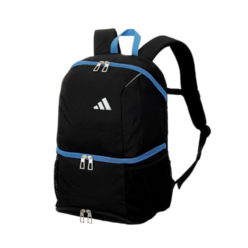 adidas(アディダス)サッカー リュック バッグ ボール用デイパック キッズ ブラック×ブルー