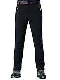 King Shield Men's Windproof Climbing Hiking Pants Soft Shell Pant