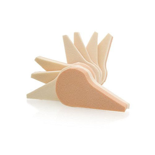 Wonder Products Wedge Round Duo Cosmetic Sponge #44005 8 Count