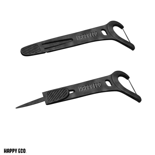 Natural Dental Floss Picks (200) Vegan, Sustainable, Reusable Floss