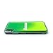 MARBLEFY Personalized Neon Green Yellow Liquid Sand case for iPhone Xs/Xr/Max/8/7/6/Plus Protective Glow in the Dark Waterfall Retro 90s sturdy hard case