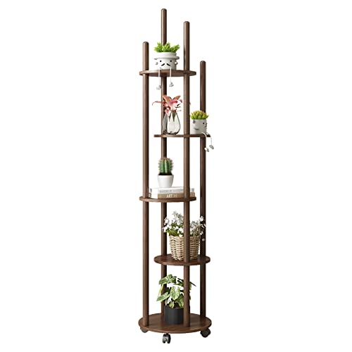 KuFuWood Plant Stands, 5 Tier 5 Potted Indoor Plant Shelf, Indoor and