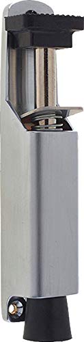 Satin Chrome 180mm Foot Operated Door Stop Holder