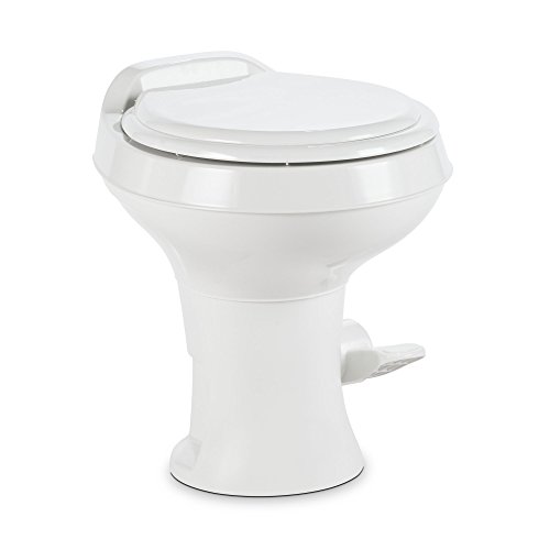 Dometic 300 Series Standard Height Toilet w/Hand Spray, White