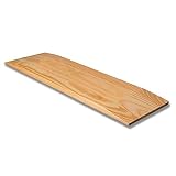 Mabis DMI Deluxe Wood Transfer Board Patient Slide Board, 8 x 24, Compact Size, Southern Yellow Pine