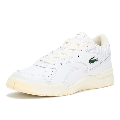 Lacoste Mens Aceline Sneaker, WHT/Off WHT, 11.5
