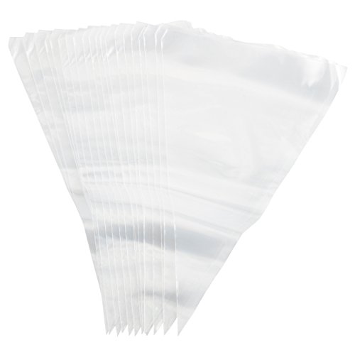 Wilton 12-Inch Disposable Decorating Bags, Convenient for Piping and Decorating with Assorted Icings, or Melting Candy Melts, Flexible and Microwave-Safe, Just Use and Toss, Bags Only (24-Count)