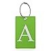Luggage Tag Initial – Fully Bendable Tag w/ Stainless Steel Loop