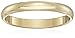 Classic Fit 10K Gold Wedding Band, 3mm
