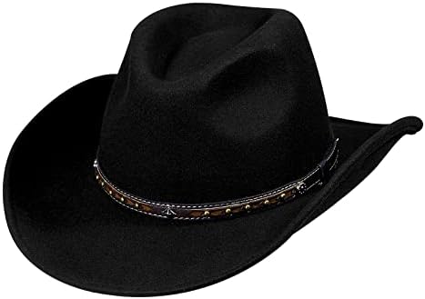 Stetson Men's Homburg Royal Deluxe Fur Felt Hat, Black, 6.875 at
