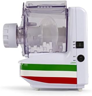 Livoo DOP101 Machine à Pâtes Fraîches, 180 W, Vert, Rouge, Blanc - Cuisine A Vivre Livoo DOP101 Machine à Pâtes Fraîches, 180 W, Vert, Rouge, Blanc