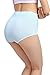 Hcaixing Womens High Waisted Cotton Briefs Underwear Tummy Control C-Section Recovery Soft Stretch Panties (as1, alpha, m, regular, regular, color a)