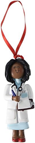 Ornament Central OC-045-FAA African/American Female Doctor Figurine
