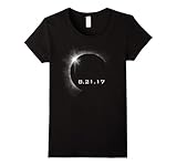 Womens Total Solar Eclipse Summer August 21st 2017 T Shirt Large Black