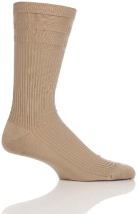 Ickburgh Cotton Lisle Comfort Top Men's Mid Calf Dress Socks (5377)