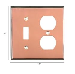 Switch Hits Pink Antique Copper Outlet Wall Plate