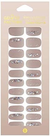 GELATO FACTORY Nail Sticker [Elegant Natural Beige] Just Stick On Nail Polish Gel Nail Tip Nail Stickers