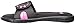 Under Armour womens Ignite VIII Slide Sandal, Black (006)/Cerise, 9