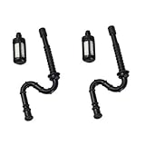Poweka 2 Fuel Line Hose Tube & Fuel Filter fit for Stihl Ms290 Ms310 Ms360 Ms390 029 036 039 Ts 400 #127-358-7702
