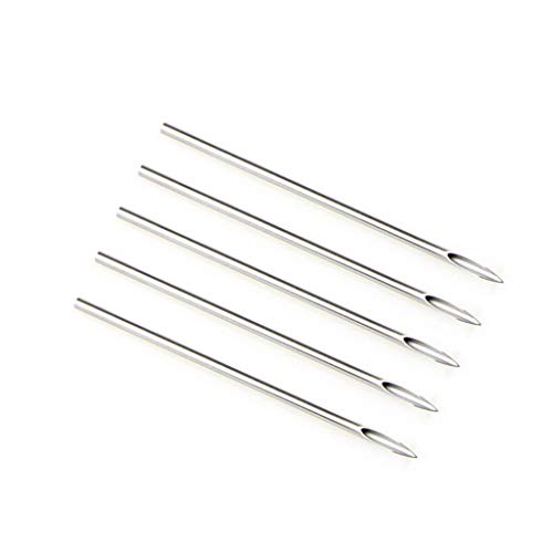 Tattoo Needles Ear Nose Piercing Needles,50pcs Mixed Body Piercing Needles Including Sizes 12g 14g 16g 18g 20g for Piercing Supplies Piercing Kit Body Piercing Tool - Thumbnail 7