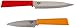 Kuhn Rikon Knife Set with Safety Sheaths, Set of 2, Red and Orange