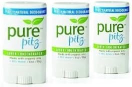 Pure Pitz by Purely Lisa Organic &amp; purely natural deodorant (3 PACK) by Purely Lisa