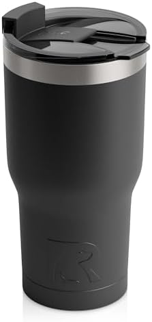 RTIC 20 oz Insulated Tumbler Stainless Steel Coffee Travel Mug with Lid,  Spill Proof, Hot Beverage and Cold, Portable Thermal Cup for Car, Camping,  Black price in Saudi Arabia | Amazon Saudi