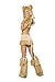 Roma Costume 1 Piece Courageous Lioness Costume, Honey, Medium