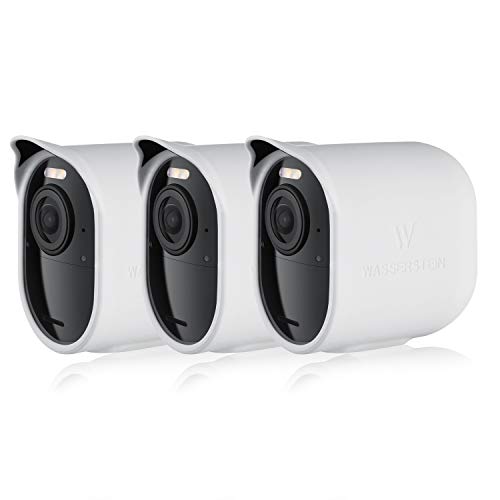 Protective Silicone Skins with Sunroof Compatible with Arlo Ultra & Arlo Pro 3 - Accessorize and Protect Your Arlo Camera (White, 3 Pack)