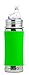 Pura Kiki 9oz/260ml Stainless Steel Insulated Sippy Bottle w/Sleeve, Plastic-Free, MadeSafe Certified, Medical-Grade Silicone Sipper Spout Fast Flow Rate for Kids, Toddlers, Babies & Infant – Green