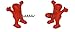Sir Perky Wine Opener - Novelty Wine Bottle Opener Corkscrew - Funny Red Man Corkscrew Wine Opener - Cool Manual Wine Corkscrew for Wine Bottles - Hilarious Wine and Beer Opener, Pack of 2, Red