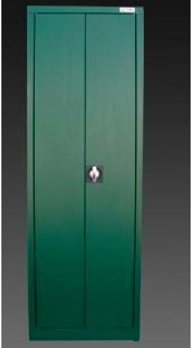 Cabinet coated galvanized for brooms 2 doors shutters Cm. 60X40X180H