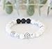 Subherban Essential Oil Lava Rock Diffuser Bracelet - HANDMADE IN THE USA - Aromatherapy Gemstone Bracelets for Women - Relaxation Gift for Women