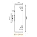 Outdoor Wall Sconce - Housen Solutions Waterproof Wall Light Fixture Porch Light, Wall Mount Cylinder Light, Stainless Steel 304, UL Listed, Suitable for Garden & Patio