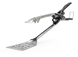 KOVOT 6-in-1 BBQ Multitool - Features Extendable Tongs, Spatula, Flashlight, Serrated Knife, Scraper, And Bottle Opener