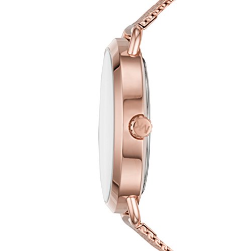 Michael-Kors-Damen-Analog-Quarz-Uhr-mit-Edelstahl-Armband-MK3845