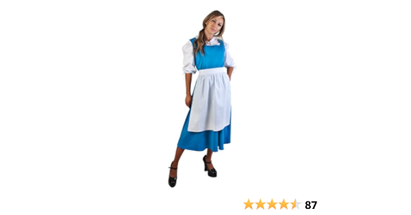 Amazon Com Adult Blue Belle Costume Size Standard Clothing