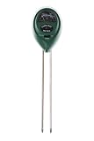 FOSSA Quick-Read Scientific Soil and Water PH Meter: Perfect for Pools, Lawns and Gardens - Superior Accuracy - No Battery Required - Easy-to-Read Display -No Needle - PH Meter Pen - Soil PH Test Kit