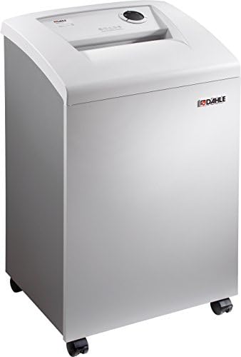 Dahle USA 41422 CleanTEC Office Shredder, 12-14 Sheet, Cross Cut, Shreds Staples, Paper Clips, CD's &amp; Credit Cards, Security Level P-5, 36.75'' Height, 21.5'' Width, 17.5'' Length