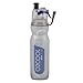 O2COOL ArcticSqueeze Insulated Mist 'N Sip Squeeze Bottle 20 oz., Blue