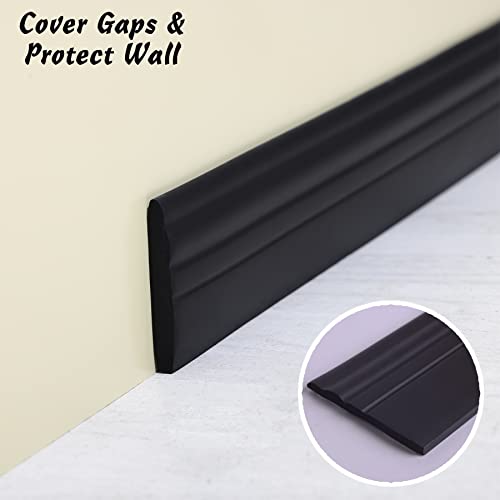 Trimold Peel And Stick Baseboard Trim, SelfAdhesive Chair Rail Molding
