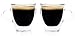 GROSCHE Turin Double Wall Glass Espresso Cups with Ergonomic Handles - Insulated Glass Cappucino Mugs - Clear Mug - Double Walled Latte Cup - Espresso Mugs (4.75 fl oz - Set of 2)