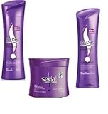 Sedal Liso Perfecto Shampoo, Conditioner & Hair Treatment Cream