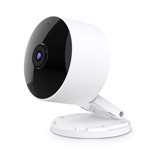 Feit Electric Indoor Security Camera with Motion Detection, 30ft. Night Vision, 360° Adjustable Head, 2.4GHz WiFi, 2-Way Audio, 1080p HD, Works with Alexa & Google Asst, Plug-in, White - CAM1/WIFI - View 12