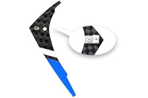 Microheli Carbon Fiber Vertical Fin Set (BL) - Blade NCPX/NCPS/mSR S/Nano S2