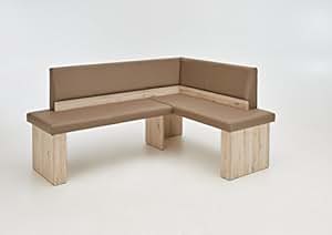 Banco rinconera Imitación de banco de cocina "SABRINA l" de piel