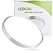 LEDGLE 25W LED Ceiling Lights, 13.6in, 220W Incandescent Bulbs Equivalent, 1800lm, Lighting for Bathroom, Kitchen, Hallway, Flush Mount Ceiling Light, 6000K Daylight White