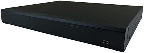 UNVideo H.265 ONVIF 4K 16 Channel NVR with 16 Port PoE, Intrusion, Crossing Line, Face Detection, Defocus, Scene Change, People Counting, Audio Detection, 9:16 Corridor Mode