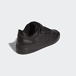 adidas Men's Forum Low Sneaker, Black/Black/Black, 11